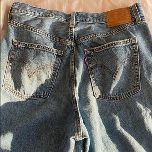 Levi’s Ribcage Straight Ankle Jeans 32 Waist